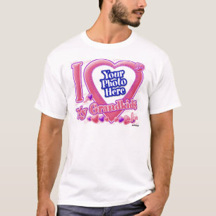 T-shirt I Love My Grandkids rose/violet - photo