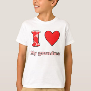 T-shirt I love my Grandma