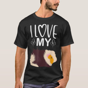 T-shirt I Love My Guinea Pig I Pet Propriétaire I Kids Lad