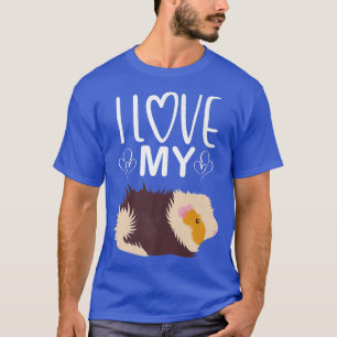 T-shirt I Love My Guinée Pig I Cute Guinée Pig I Guinée Pi