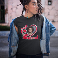 I Love My Husband Heart Photo