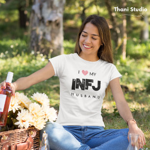 T-shirt I Love My Husband Personnalité Traits Valentine