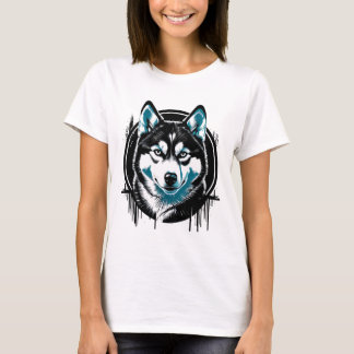 T-SHIRT I LOVE MY HUSKY
