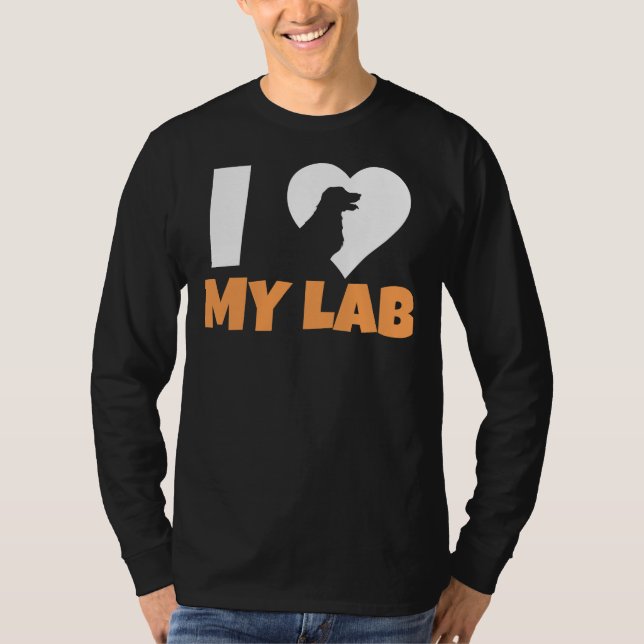 T-shirt I Love My Labrador 211 (Devant)