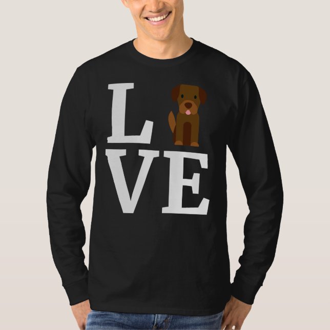T-shirt I Love My Labrador Retriever Labrador Retriever (Devant)