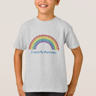 T-shirt I Love My Mommies Tee - shirts de l'enfant