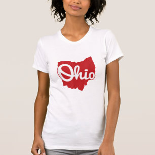 T-shirt I love My Ohio Home Script Ohio