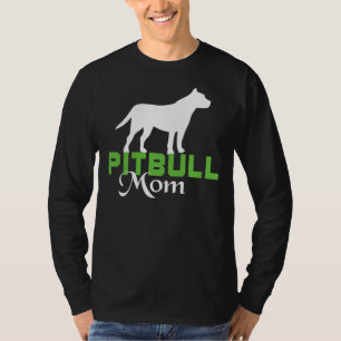 T-shirt I Love My Pit Bull Maman Scoop