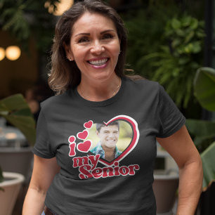 T-shirt I Love My Senior Grad Photo Custom