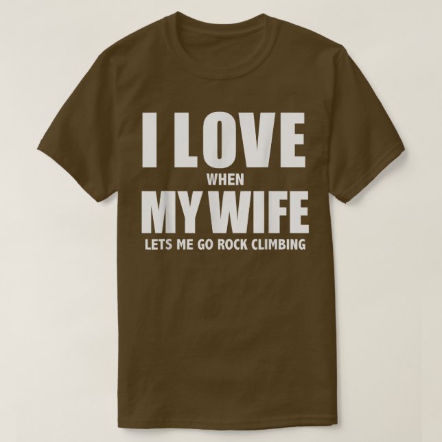 T-shirt I Love My Wife she me  (Design devant)