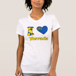 T-shirt I love Nevada