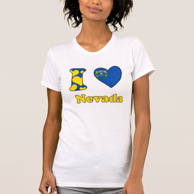 T-shirt I love Nevada (Devant)