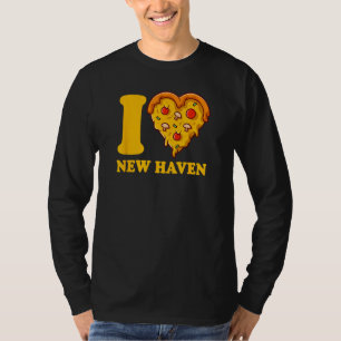 T-shirt I Love New Haven Connecticut Pizza I Heart New