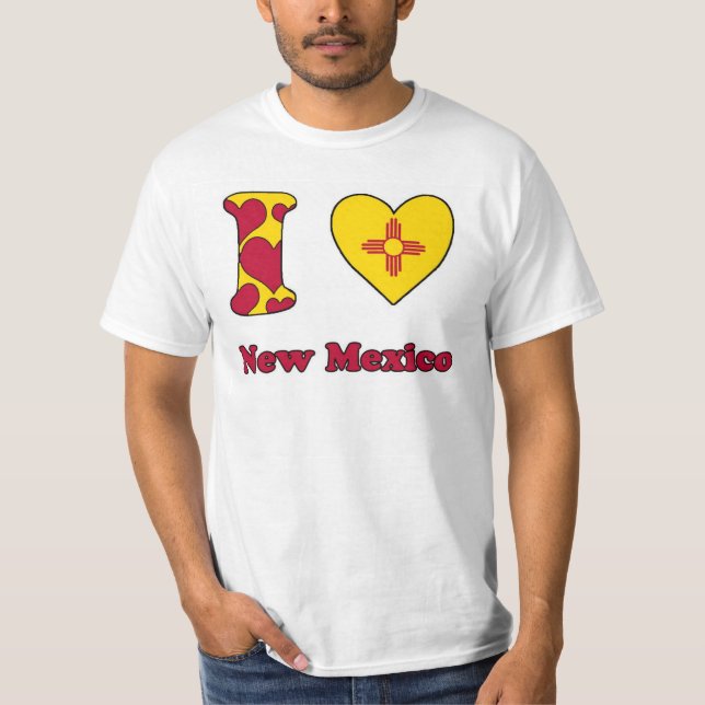 T-shirt I love New Mexico (Devant)