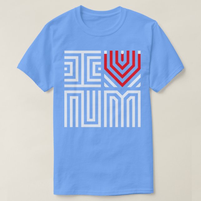 T-shirt I Love New Mexico 2 (Design devant)