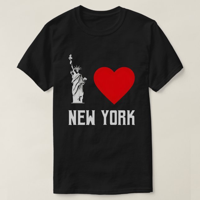 T-shirt I Love New York Heart T‑Shirt Design (Design devant)