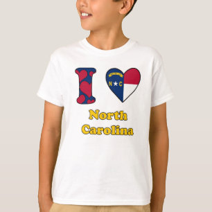 T-shirt I Love North Carolina