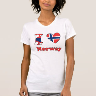 T-shirt I love Norway