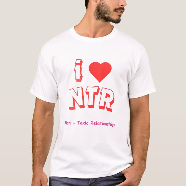 T-shirt I love NTR (Devant)
