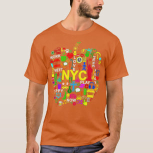 T-shirt I LOVE NYC's NEW YORK CITY BIG APPLE