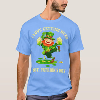 T-shirt I Love Obtenir tête sur Jour de la Saint Patrick L
