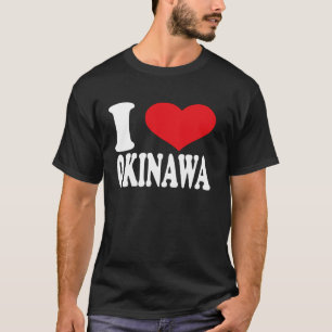 T-shirt I Love Okinawa Heart Okinawa Pride