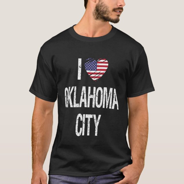 T-shirt I Love Oklahoma City (Devant)