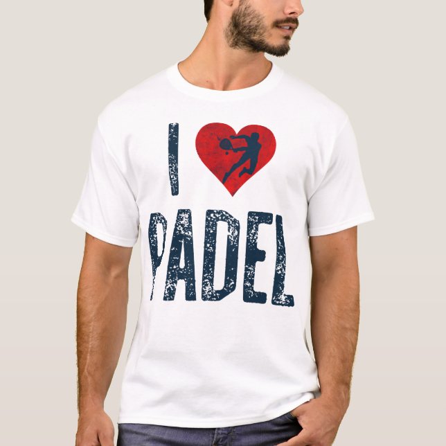 T-shirt I Love Padel (Devant)