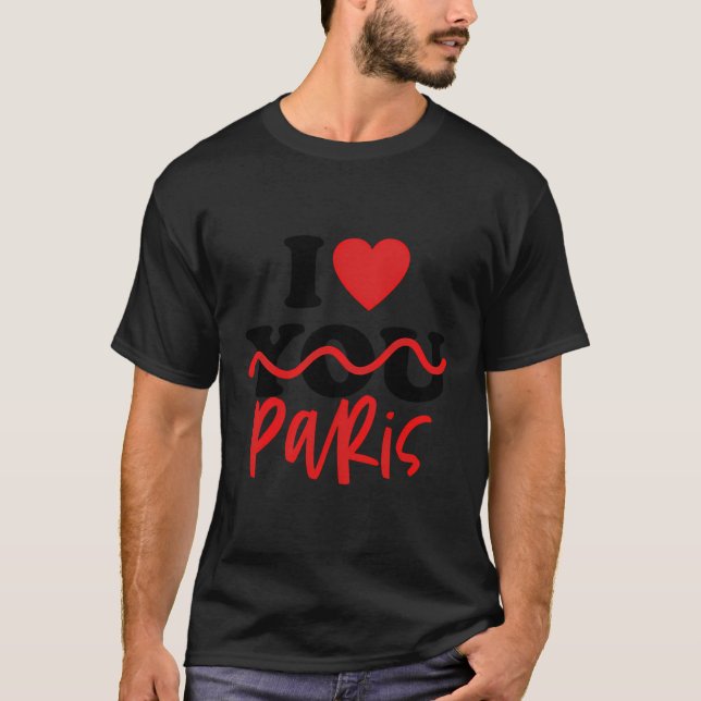 T-shirt I Love Paris (Devant)