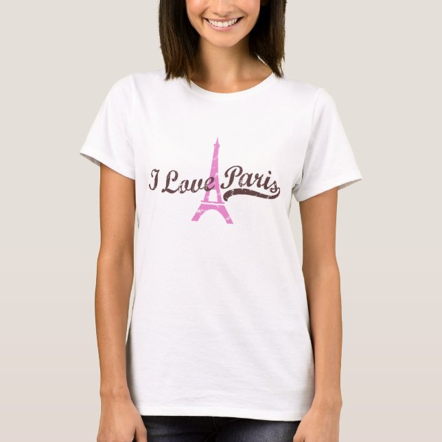 T-shirt I Love Paris (Devant)