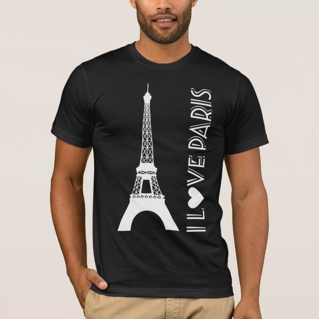 T-shirt I Love Paris | La Tour Eiffel (Devant)