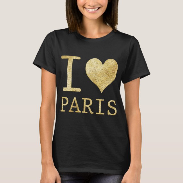 T-shirt I Love Paris T Shirt (Devant)