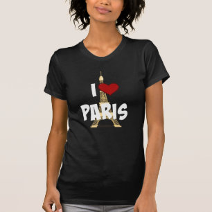 T-shirt "I Love Paris", Tour Eiffel