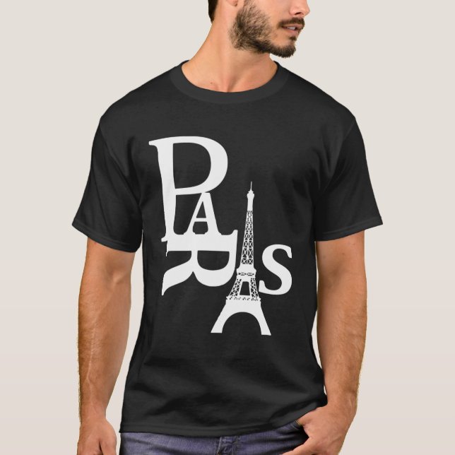 T-shirt I Love Paris Tour Eiffel France (Devant)