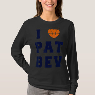 T-shirt I Love Pat Bev I Heart Pat Bev Design