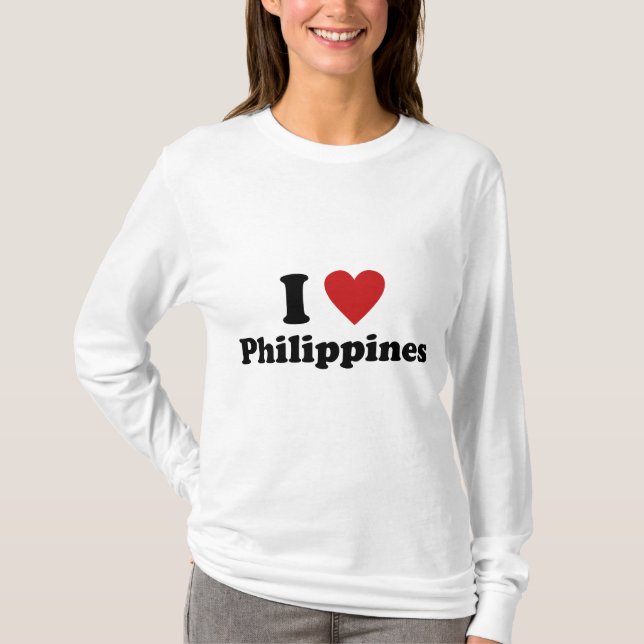 T-shirt I Love Philippines (Devant)