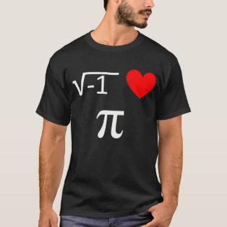 T-shirt i love pi
