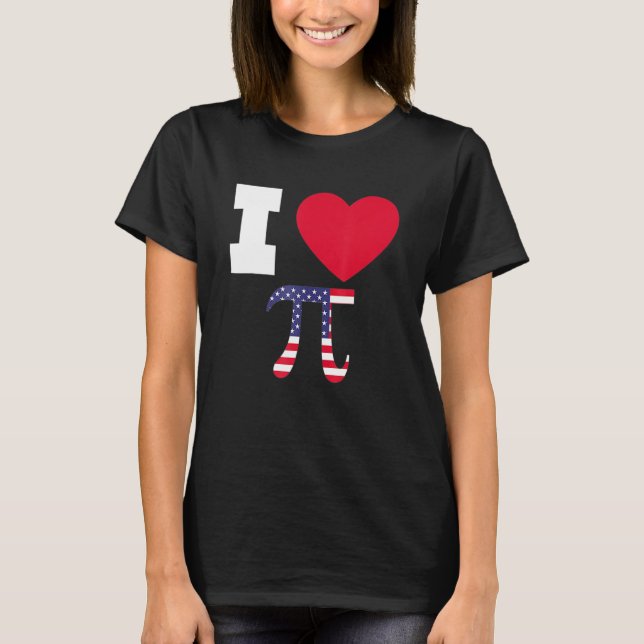 T-shirt I Love Pi Happy Pi Day Célébration des maths (Devant)