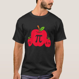 T-shirt I Love Pi pomme Pi Jour Math Pie Nerd 3 14 Enseign