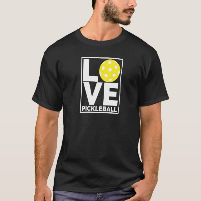 T-shirt I Love Pickleball  Do You (Devant)