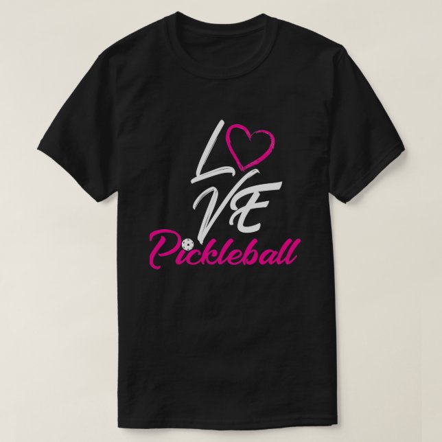 T-shirt I Love Pickleball Essential (Design devant)