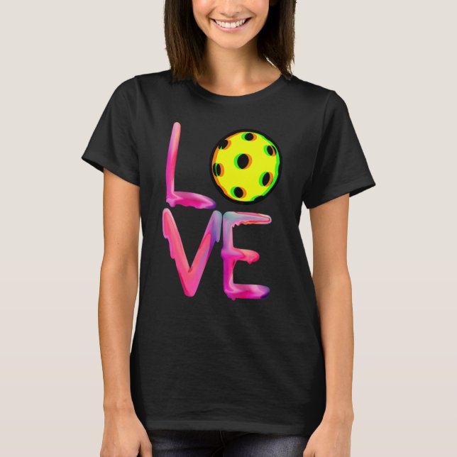 T-shirt I Love Pickleball Pickle Balls for Player (Devant)