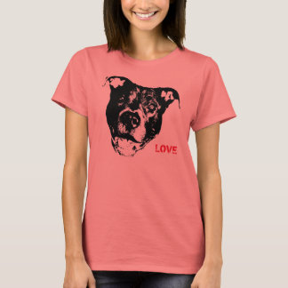 T-shirt I Love Pitbulls Logo Design - Cool tendance & Hip