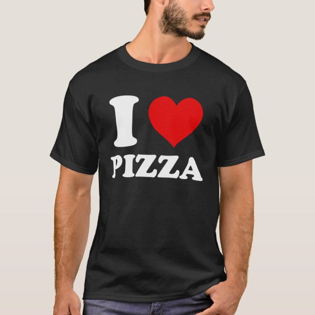 T-shirt I Love Pizza (Devant)
