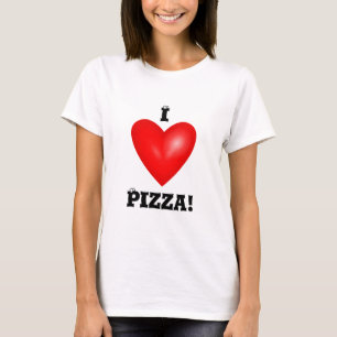 T-shirt I Love Pizza Femmes