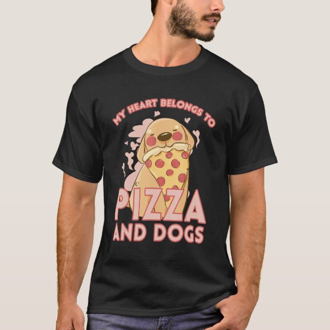 T-shirt I Love Pizza Heart Valentines Day_3 (Devant)