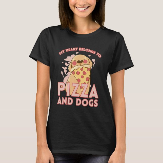 T-shirt I Love Pizza Heart Valentines Day_3 (Devant)