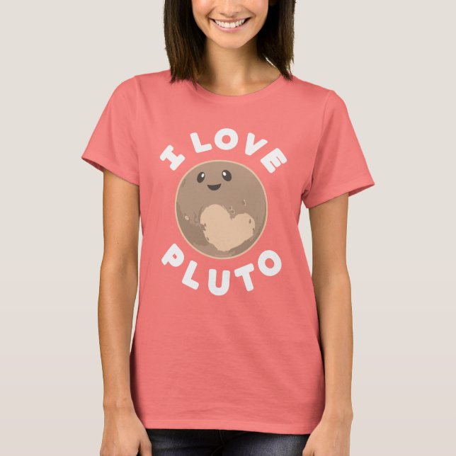 T-shirt I Love pluton (Devant)