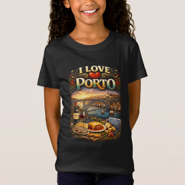 T-Shirt I Love Porto (Devant)