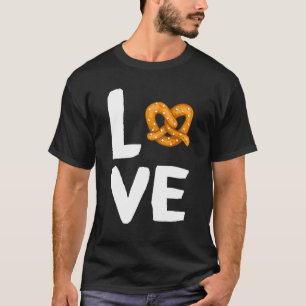 T-shirt I Love Pretzels For Pretzel Day Funny Office Porte